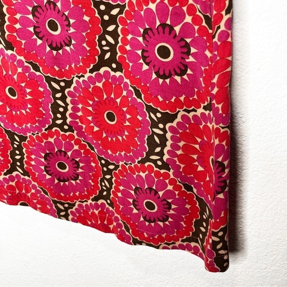 Boden Retro Floral Mod Tunic Mini Dress 60s - Picture 8 of 10